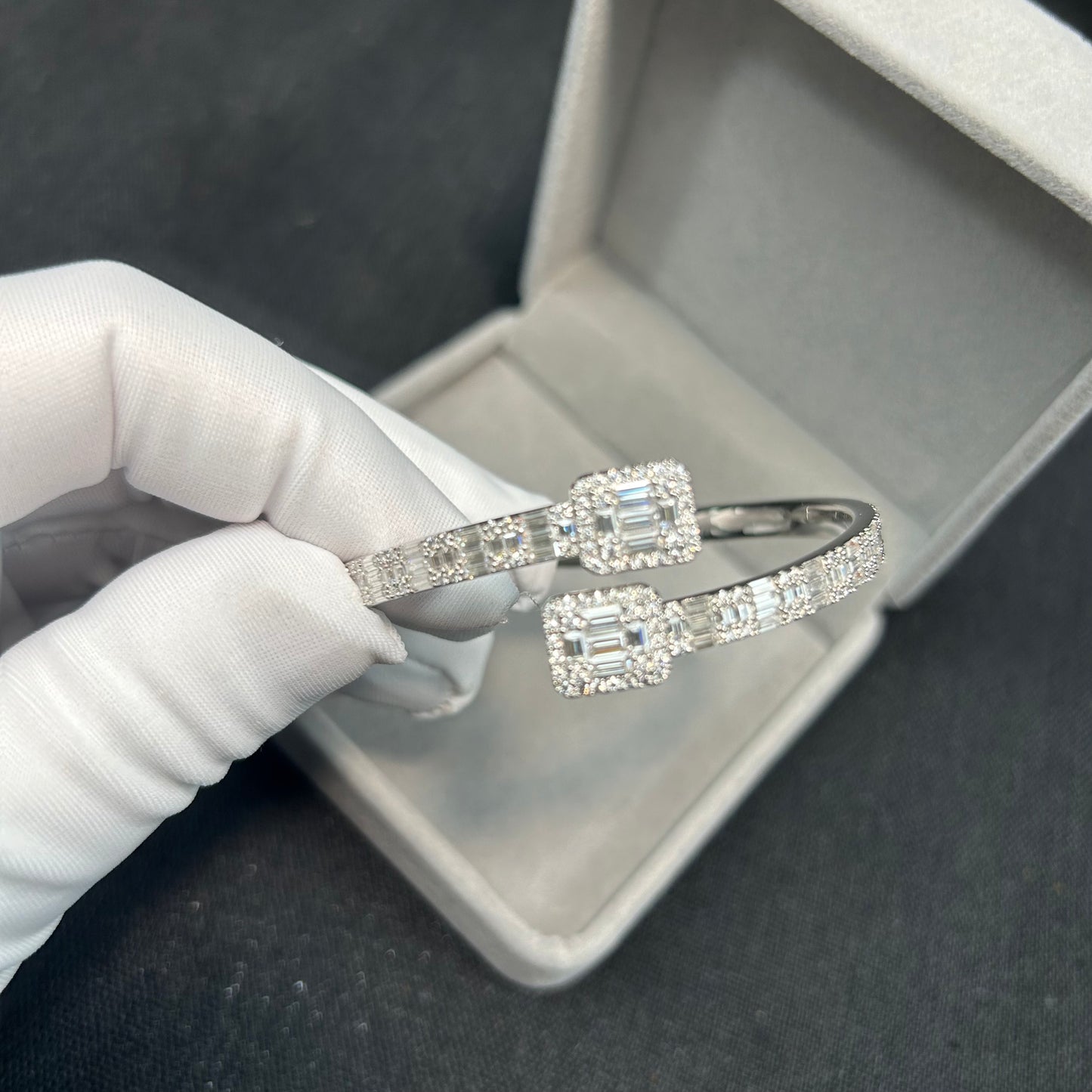 Baguette Cut Bangle - TMT The Money Thing