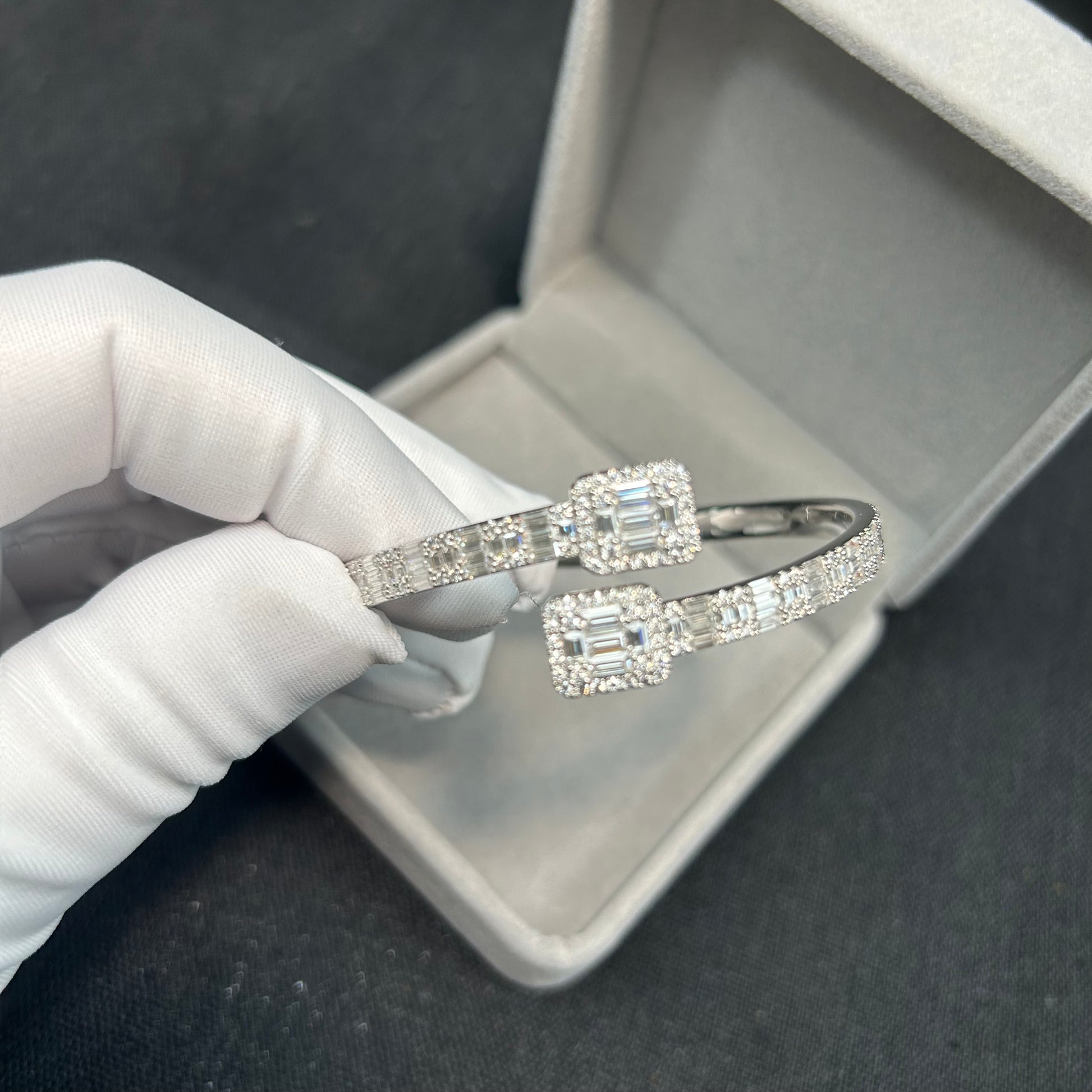 Baguette Cut Bangle - TMT The Money Thing