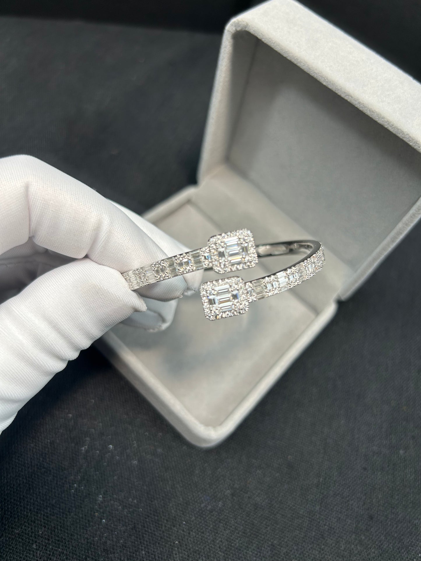 Baguette Cut Bangle - TMT The Money Thing