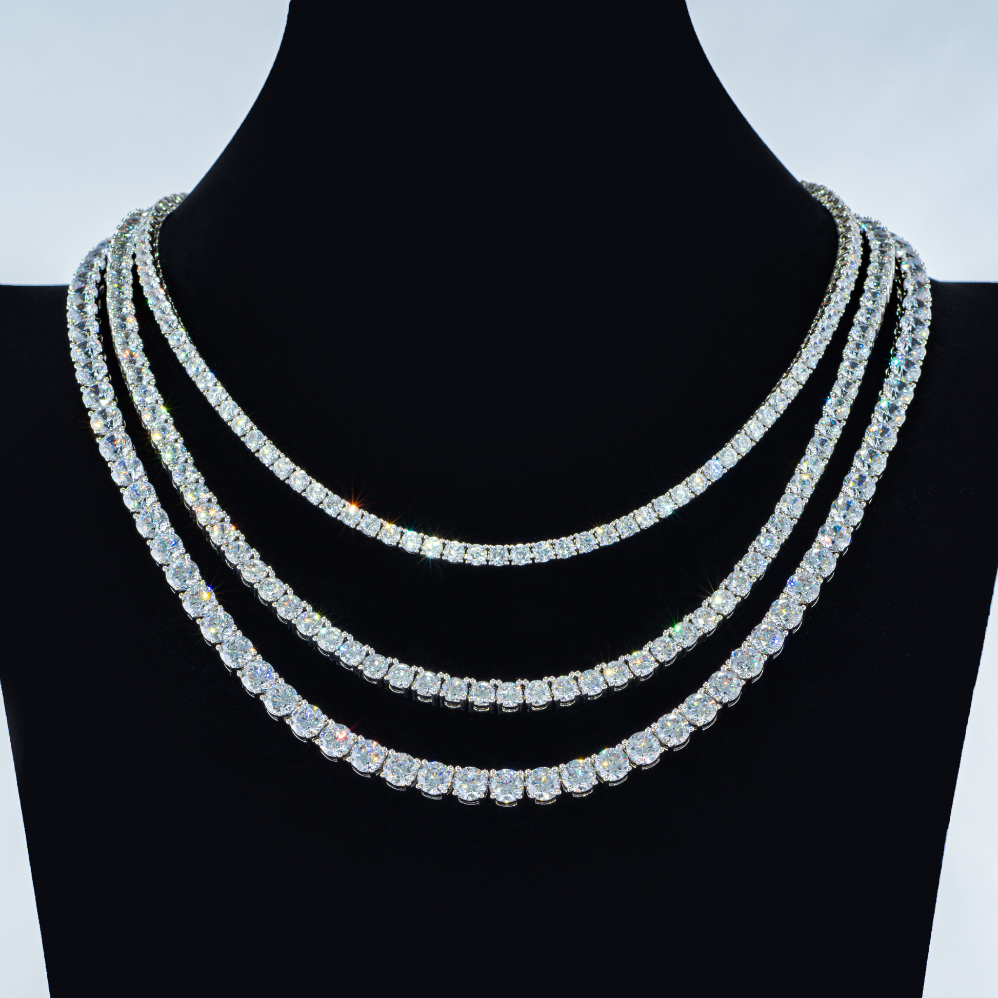 Round Cut Tennis Necklace (TCAA) - TMT The Money Thing