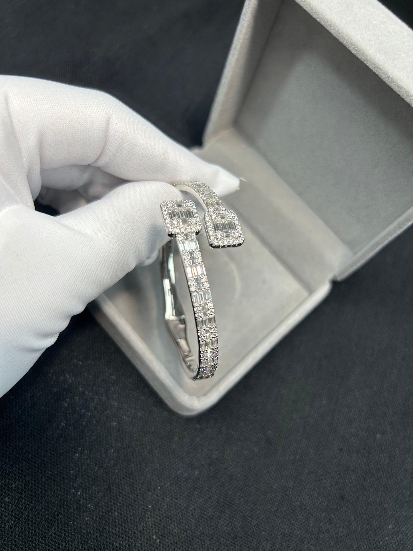 Baguette Cut Bangle - TMT The Money Thing