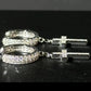 Cross Pendant Ear Ring Dropping (EDAB) - TMT The Money Thing