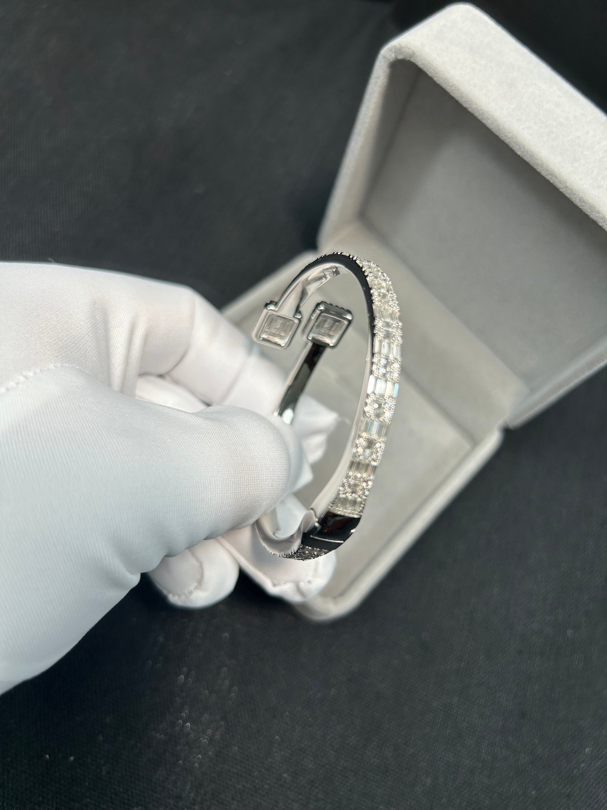 Baguette Cut Bangle - TMT The Money Thing